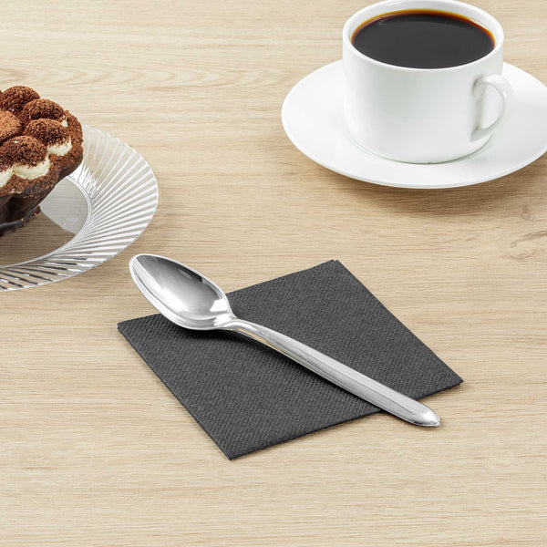 Restaurantware Moderna Silver Plastic Spoon - 7 1/4" - 250 Count Box