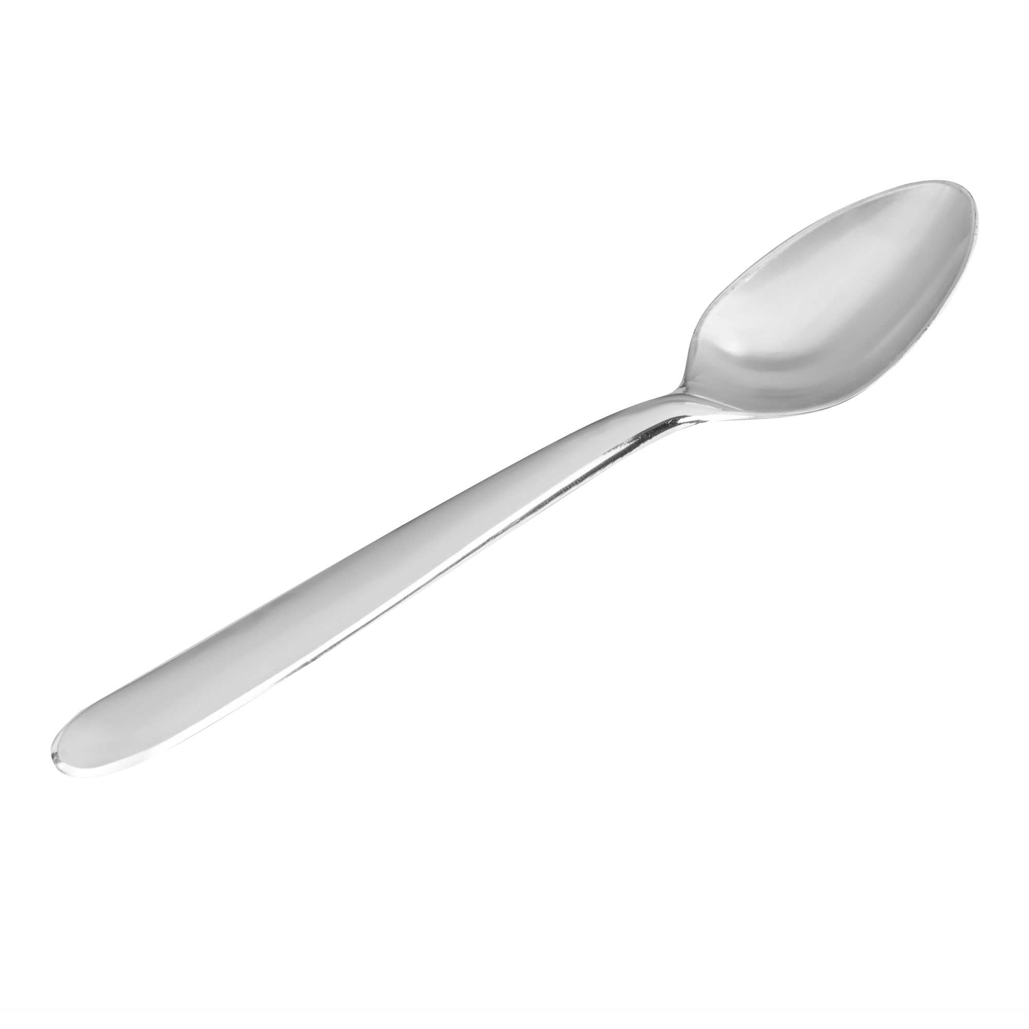 restaurantware Moderna Silver Plastic Spoon - 7 1/4" - 250 count box