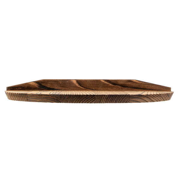 Restaurantware Motomori 12" Handmade Lightweight Wood Wok Lid - 10 Count Box