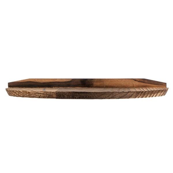 Restaurantware Motomori 14" Handmade Lightweight Wood Wok Lid - 10 Count Box