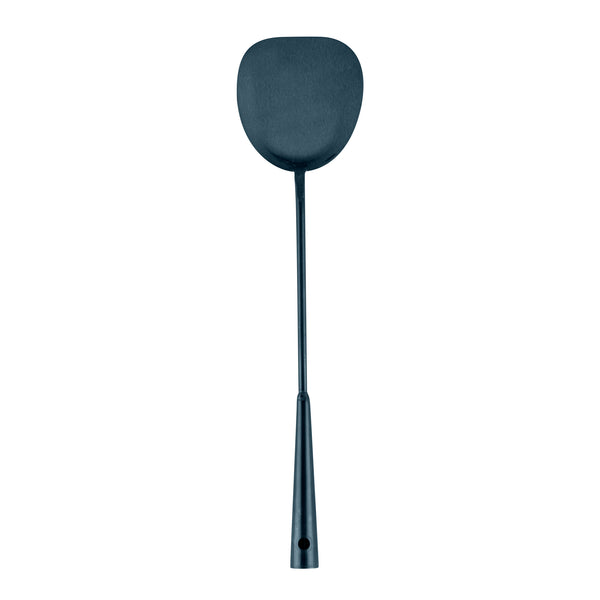 Restaurantware Motomori Blue Carbon Steel Wok Spatula - Pre-seasoned - 15 1/2'' - 10 Count Box