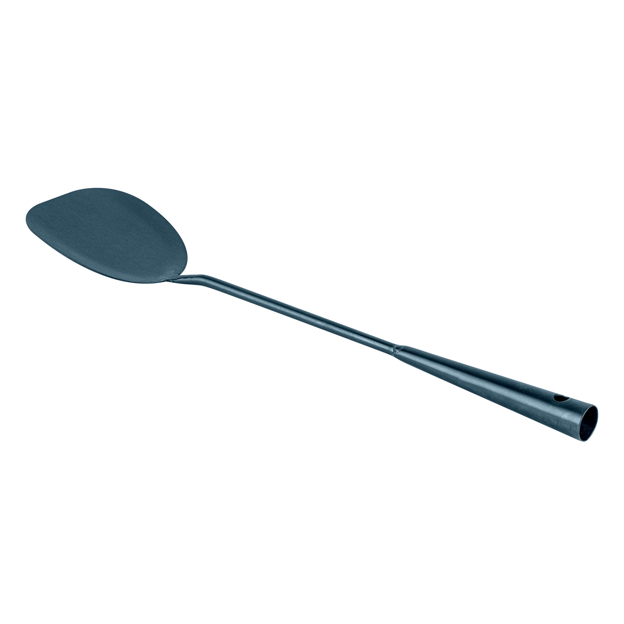 restaurantware Motomori Blue Carbon Steel Wok Spatula - Pre-seasoned - 15 1/2'' - 10 count box