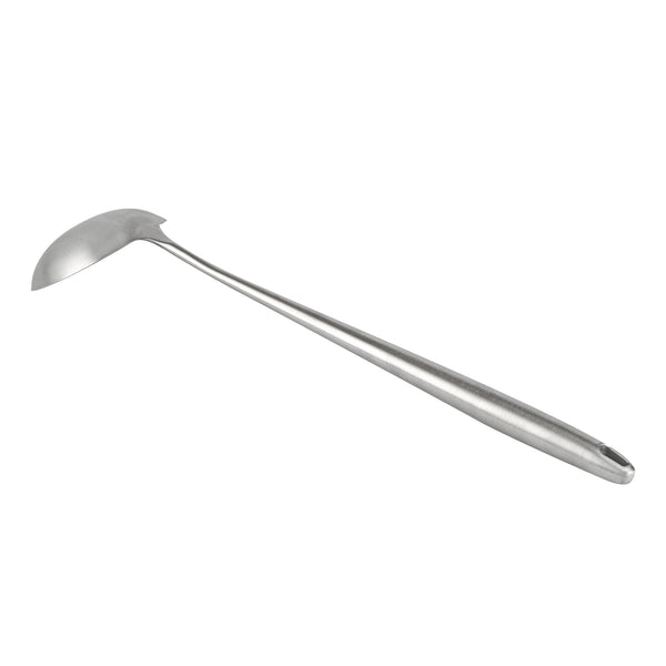 Restaurantware Motomori Stainless Steel Wok Ladle - 17'' - 10 Count Box