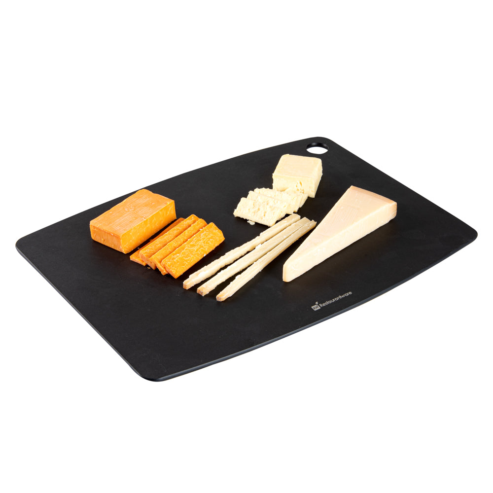 restaurantware Nature Tek Charcoal Wood Fiber Cutting Board - 17 1/4" x 12 3/4" - 1 count box