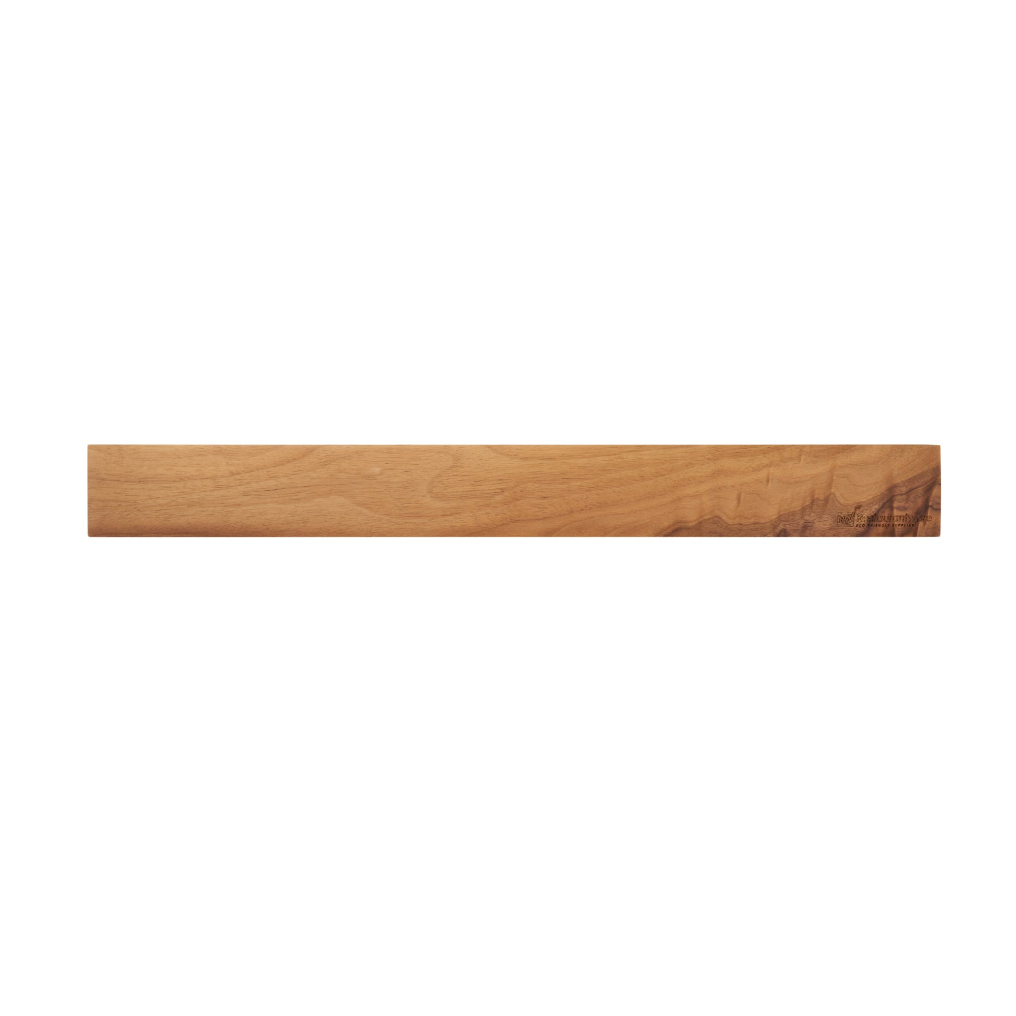 restaurantware Nature Tek Sensei Rectangle Natural Wood Knife Holder - Magnetic - 18" - 1 count box