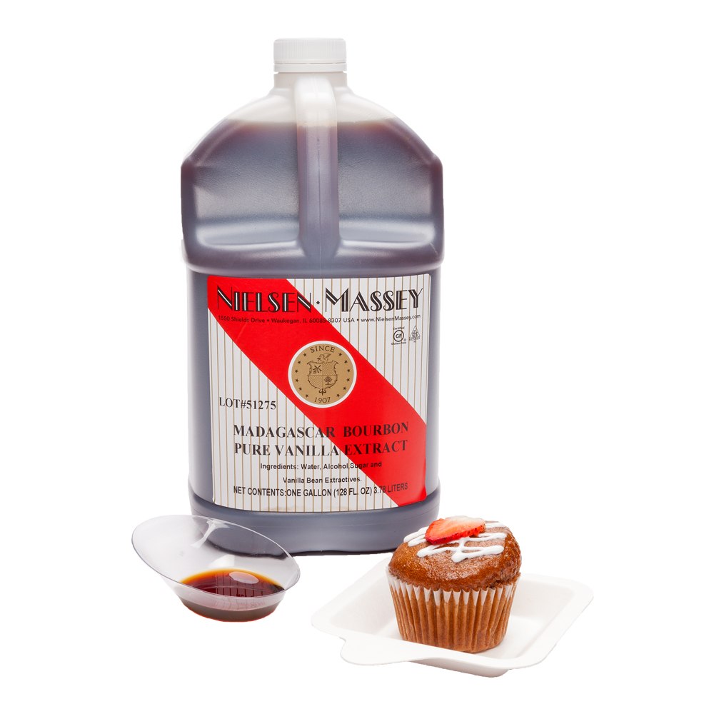 restaurantware Nielsen Massey 1.0 gal Square Vanilla Extract - Bourbon - 1 count box