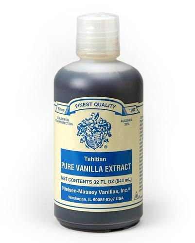 restaurantware Nielsen Massey 32.0 oz Round Vanilla Extract - Tahitian - 1 count box