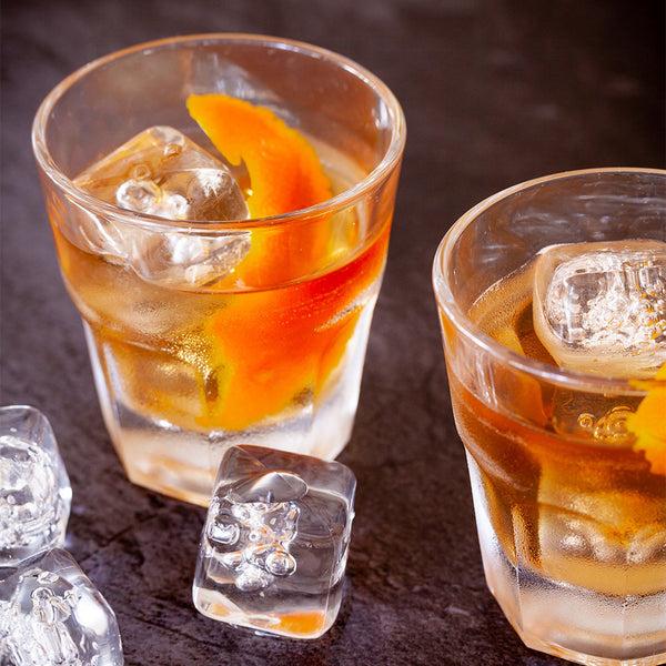 Restaurantware Otto 5 Oz Whiskey Glass - 2 3/4" X 2 3/4" X 3" - 12 Count Box