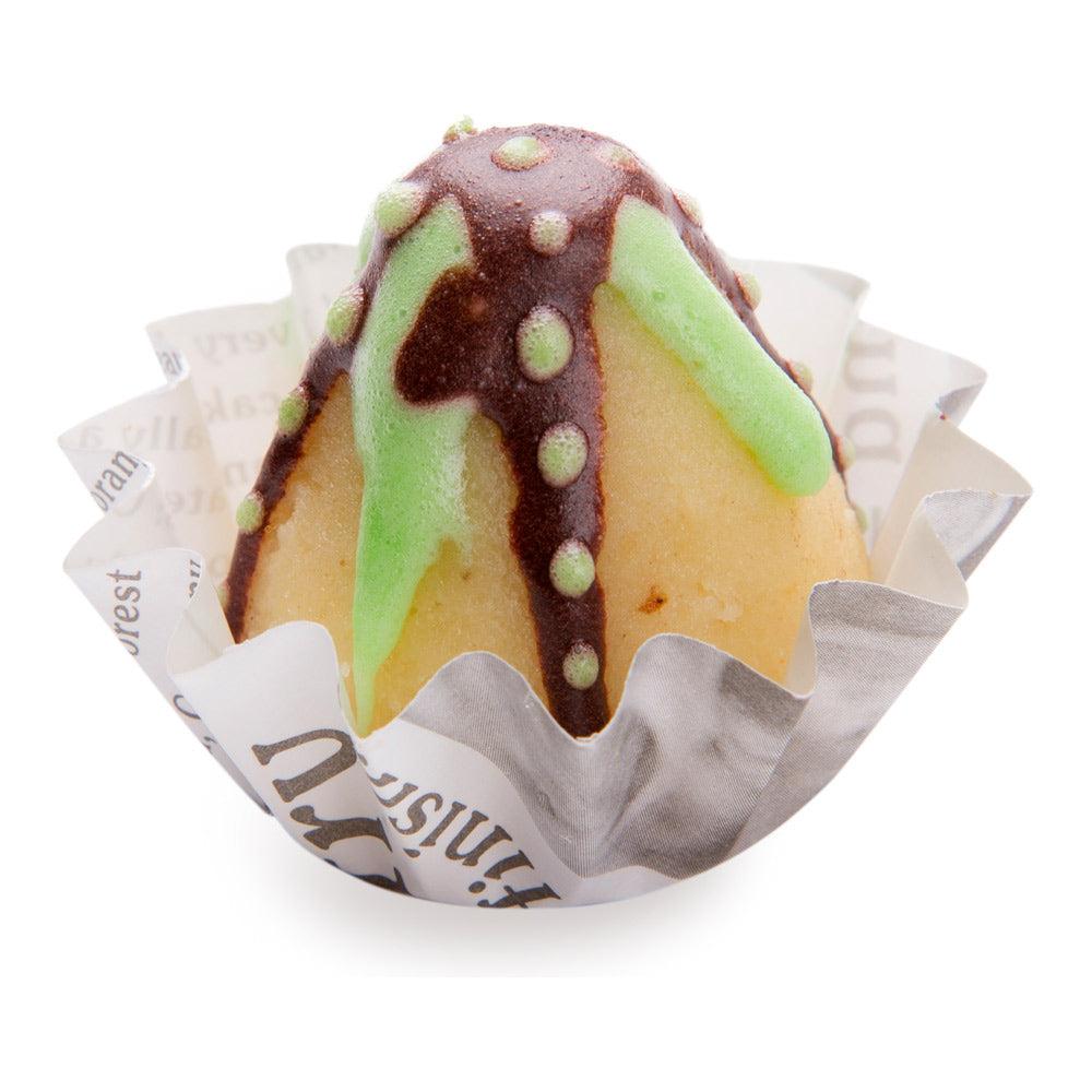 restaurantware Panificio 0.4 oz Round Newsprint Paper Mini Baking Cup - Flared - 2" x 2" x 1/2" - 200 count box