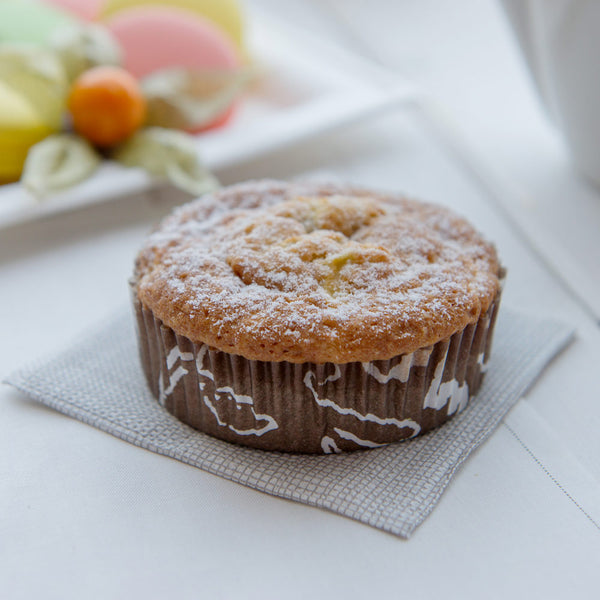 Restaurantware Panificio 4 Oz Round Chocolate Wisp Paper Baking Cup - Ridged - 3 1/2" X 3 1/2" X 1" - 200 Count Box