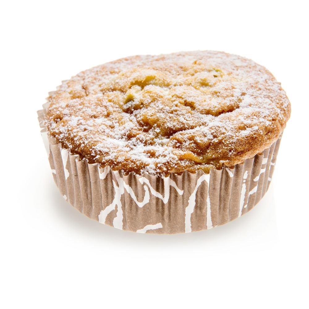 restaurantware Panificio 4 oz Round Chocolate Wisp Paper Baking Cup - Ridged - 3 1/2" x 3 1/2" x 1" - 200 count box