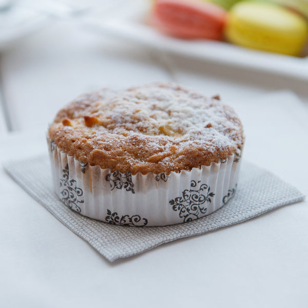 Restaurantware Panificio 4 Oz Round Vintage Floral Paper Baking Cup - Ridged - 3 1/2" X 3 1/2" X 1" - 200 Count Box