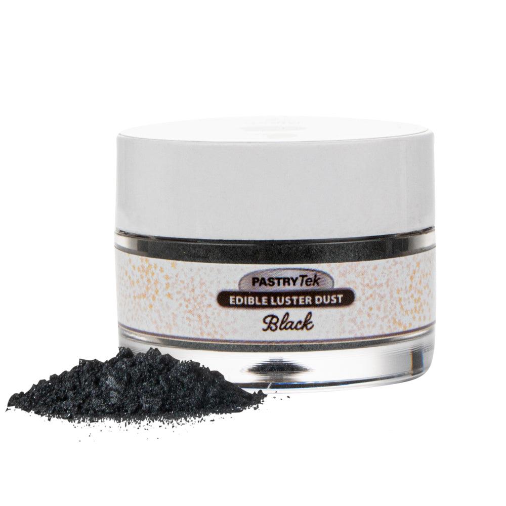 restaurantware Pastry Tek 5g Black Edible Luster Dust - Food Grade - 1 count box