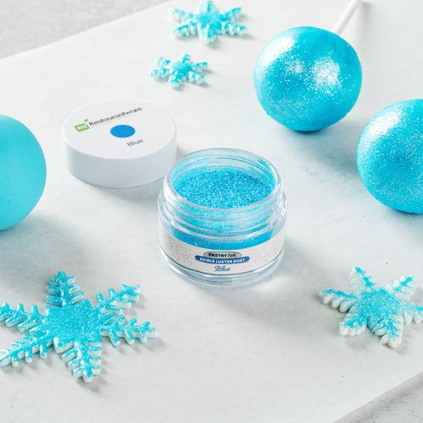 Restaurantware Pastry Tek 5g Blue Edible Luster Dust - Food Grade - 1 Count Box