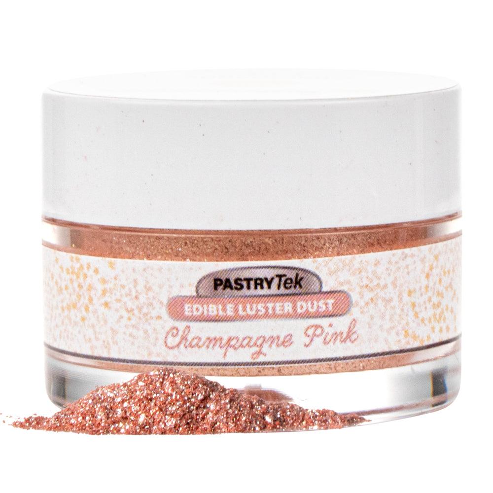 restaurantware Pastry Tek 5g Champagne Pink Edible Luster Dust - Food Grade - 1 count box