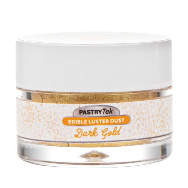 Restaurantware Pastry Tek 5g Dark Gold Edible Luster Dust - Food Grade - 1 Count Box