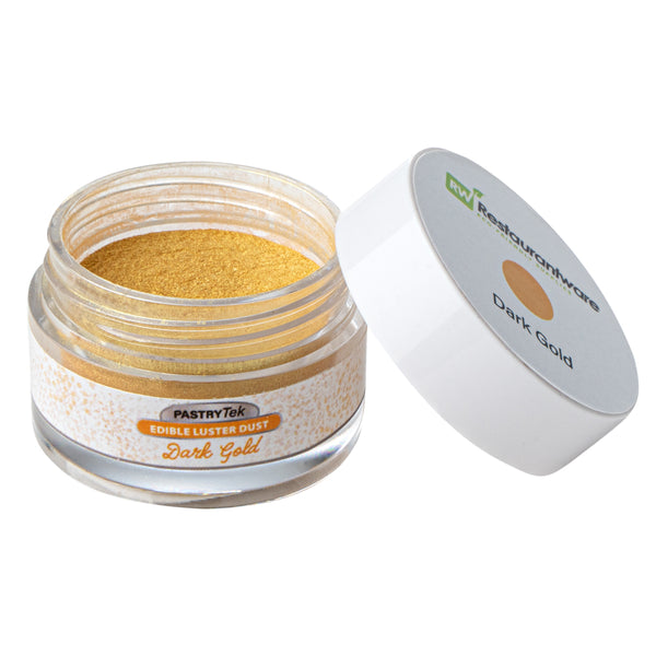 Restaurantware Pastry Tek 5g Dark Gold Edible Luster Dust - Food Grade - 1 Count Box