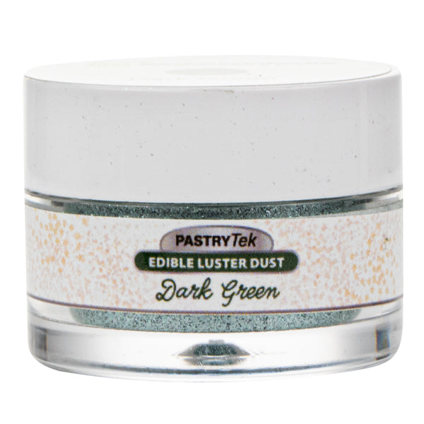 Restaurantware Pastry Tek 5g Dark Green Edible Luster Dust - Food Grade - 1 Count Box