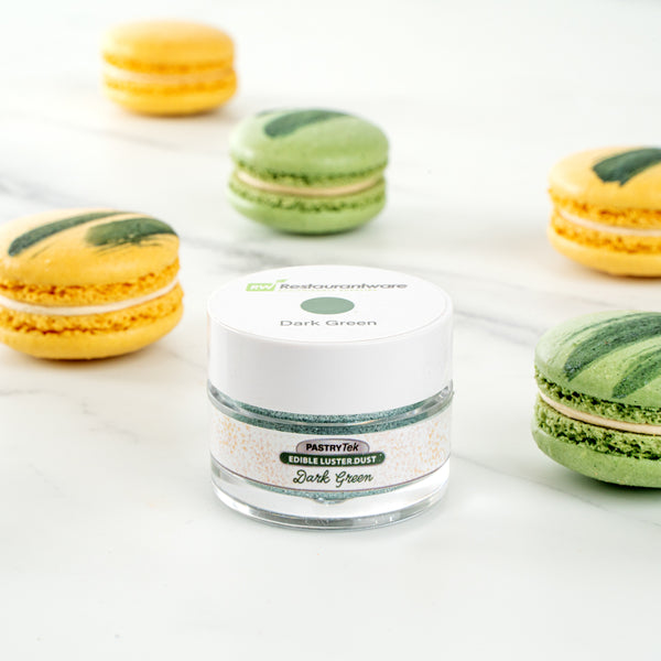 Restaurantware Pastry Tek 5g Dark Green Edible Luster Dust - Food Grade - 1 Count Box
