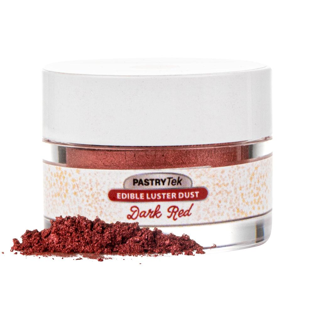 restaurantware Pastry Tek 5g Dark Red Edible Luster Dust - Food Grade - 1 count box