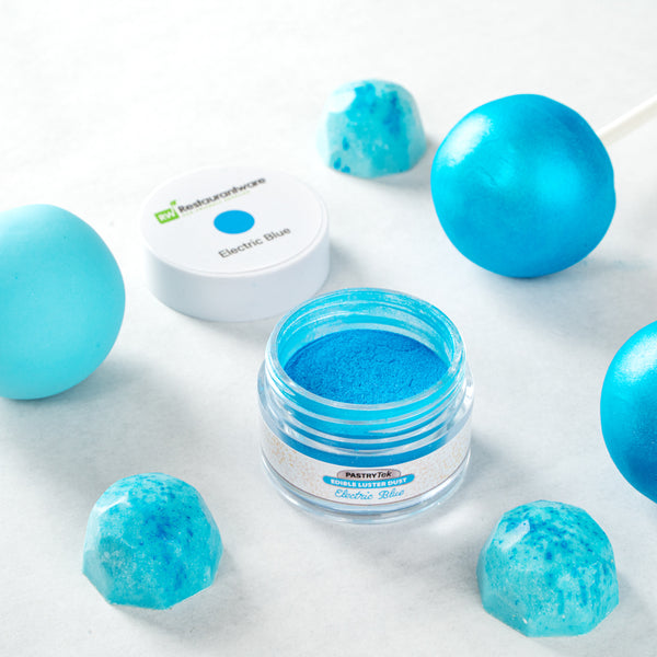 Restaurantware Pastry Tek 5g Electric Blue Edible Luster Dust - Food Grade - 1 Count Box
