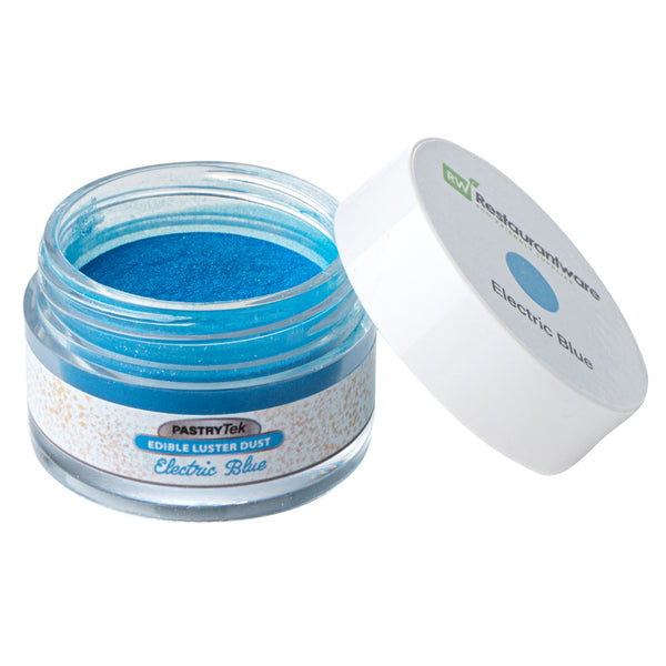 Restaurantware Pastry Tek 5g Electric Blue Edible Luster Dust - Food Grade - 1 Count Box