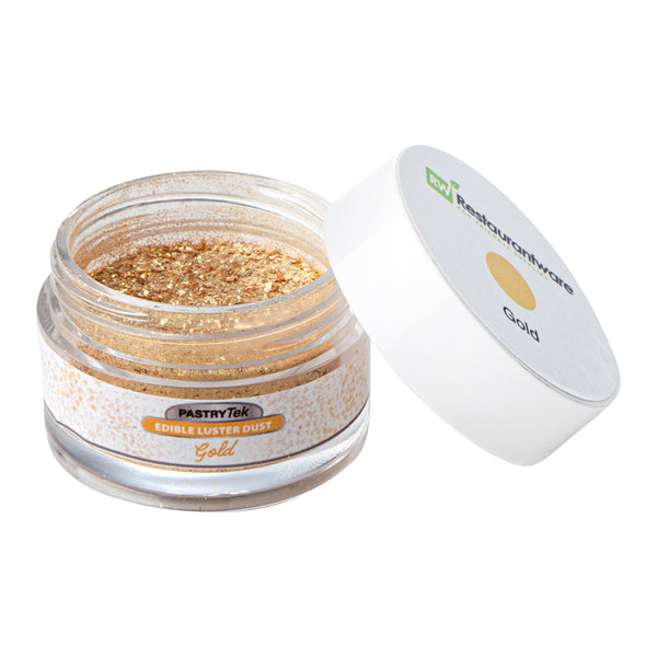 Restaurantware Pastry Tek 5g Gold Edible Luster Dust - Food Grade - 1 Count Box