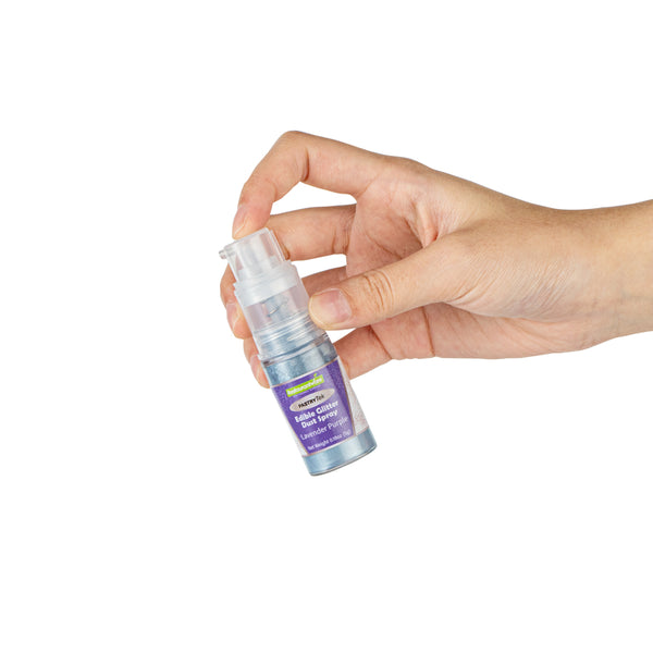 Restaurantware Pastry Tek 5g Lavender Purple Edible Glitter Dust Spray - 1 Count Box
