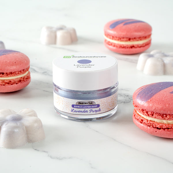 Restaurantware Pastry Tek 5g Lavender Purple Edible Luster Dust - Food Grade - 1 Count Box