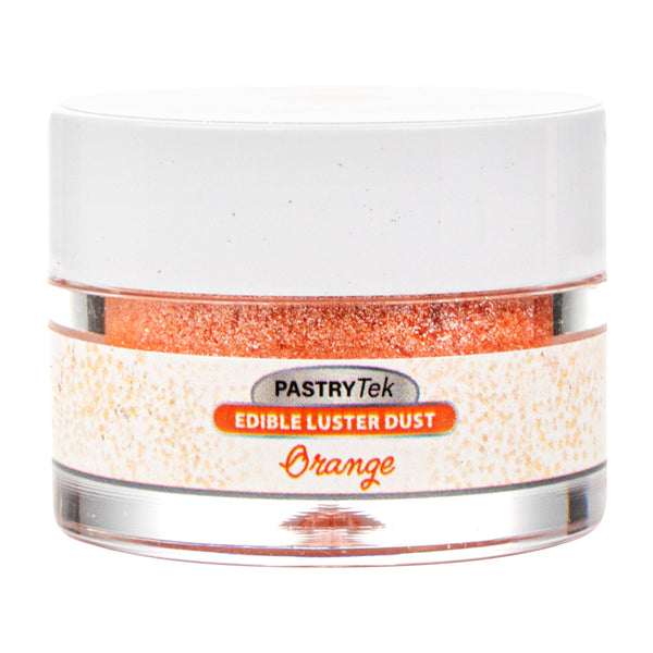 Restaurantware Pastry Tek 5g Orange Edible Luster Dust - Food Grade - 1 Count Box