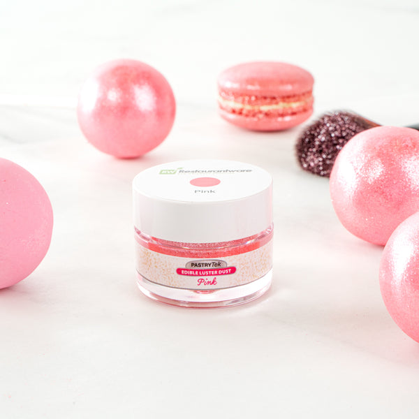 Restaurantware Pastry Tek 5g Pink Edible Luster Dust - Food Grade - 1 Count Box