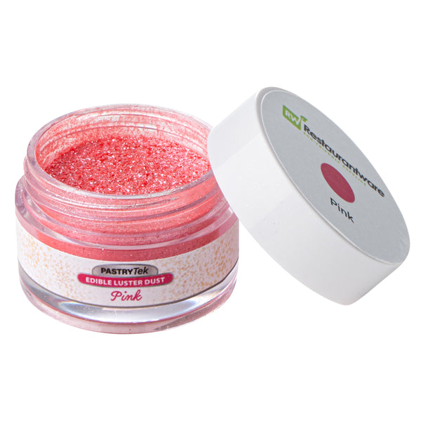 Restaurantware Pastry Tek 5g Pink Edible Luster Dust - Food Grade - 1 Count Box
