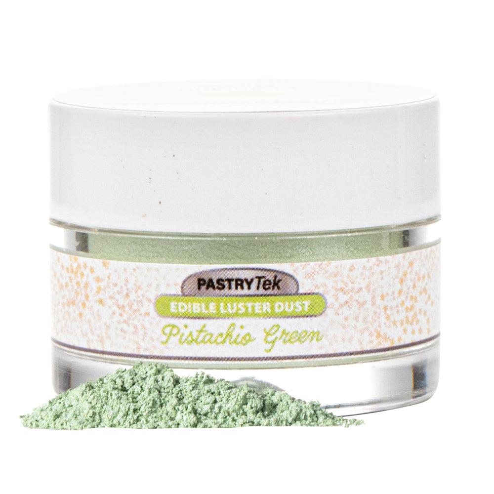 restaurantware Pastry Tek 5g Pistachio Green Edible Luster Dust - Food Grade - 1 count box
