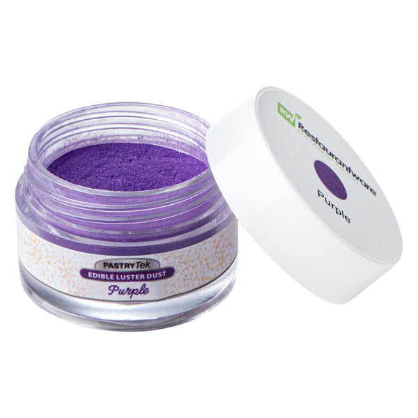 Restaurantware Pastry Tek 5g Purple Edible Luster Dust - Food Grade - 1 Count Box
