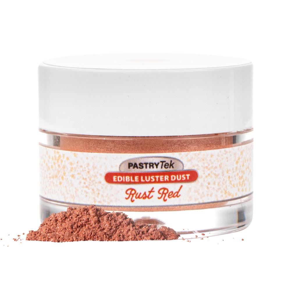 restaurantware Pastry Tek 5g Rust Red Edible Luster Dust - Food Grade - 1 count box