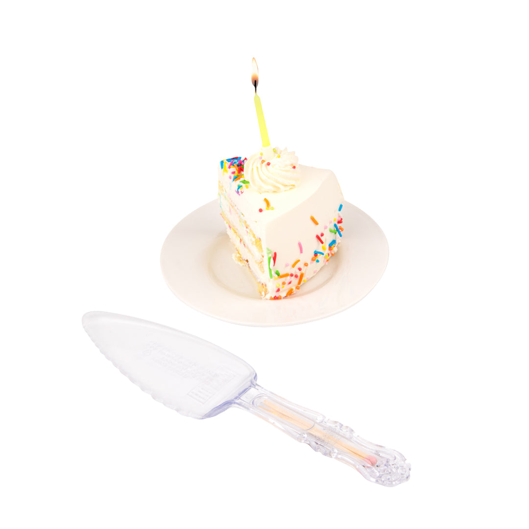 restaurantware Pastry Tek Cake Server - with Matches - 9 1/4" x 2 1/4" - 1 count box