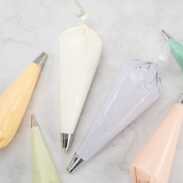 Restaurantware Pastry Tek Clear Plastic Easy Grip Pastry Piping Bag - Recyclable - 21" X 10 3/4" - 100 Count Box