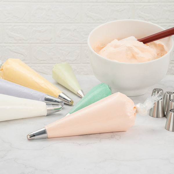Restaurantware Pastry Tek Clear Plastic Pastry Piping Bag - Recyclable - 18" X 9 1/2" - 100 Count Box
