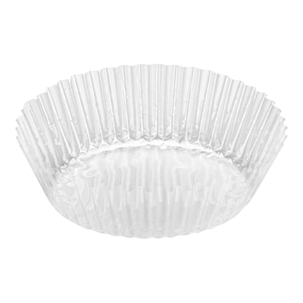 Restaurantware Pastry Tek Invisa-liner 2 Oz Round Clear Plastic Bakery Liner - 2 1/2" X 2 1/2" X 1" - 200 Count Box