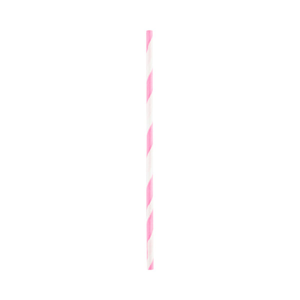 Restaurantware Pastry Tek Pink Paper Cake Pop And Lollipop Stick - Spirals Biodegradable - 6" X 5/32" - 100 Count Box