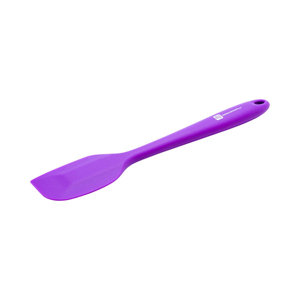 Restaurantware Pastry Tek Purple Silicone Spatula - Flat - 10 1/2" - 1 Count Box