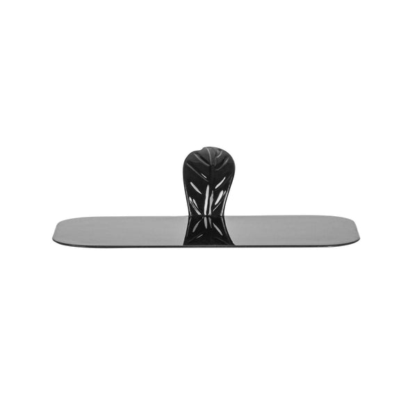 Restaurantware Pastry Tek Rectangle Black Plastic Pastry Pallet - 4" X 2 1/4" X 1" - 100 Count Box