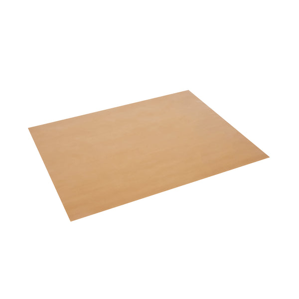 Restaurantware Pastry Tek Rectangle Brown PTFE Oven Liner - Non-Stick For Bottom Of The Oven - 15 3/4" X 13" - 5 Count Box