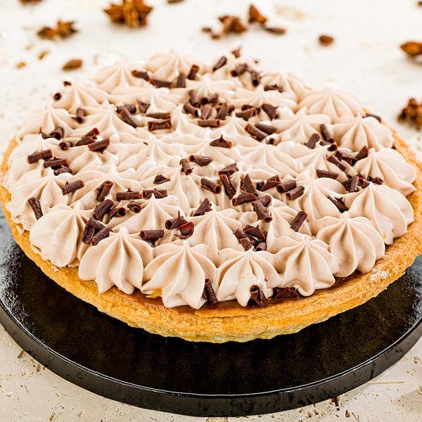 Restaurantware Pastry Tek Round Black Cardboard Cake Drum Board - Covered Edge - 8" X 8" X 1/2" - 1 Count Box