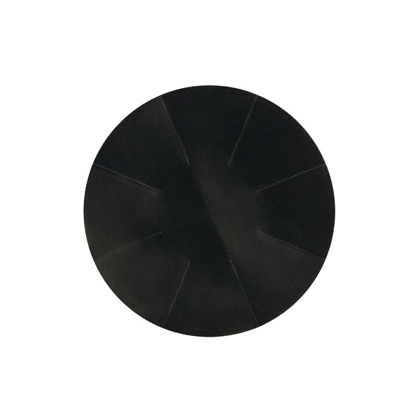Restaurantware Pastry Tek Round Black Fiberglass Cupcake / Muffin Liner - Non-Stick Foldable - 2" X 2" - 12 Count Box