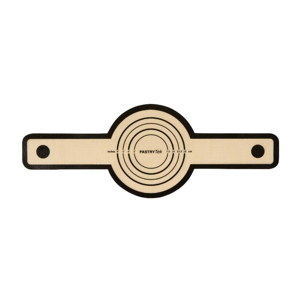 restaurantware Pastry Tek Round Tan and Black Fiberglass Bread Sling - For Dutch Oven with Long Handles - 22 3/4" x 8 1/4" - 1 count box