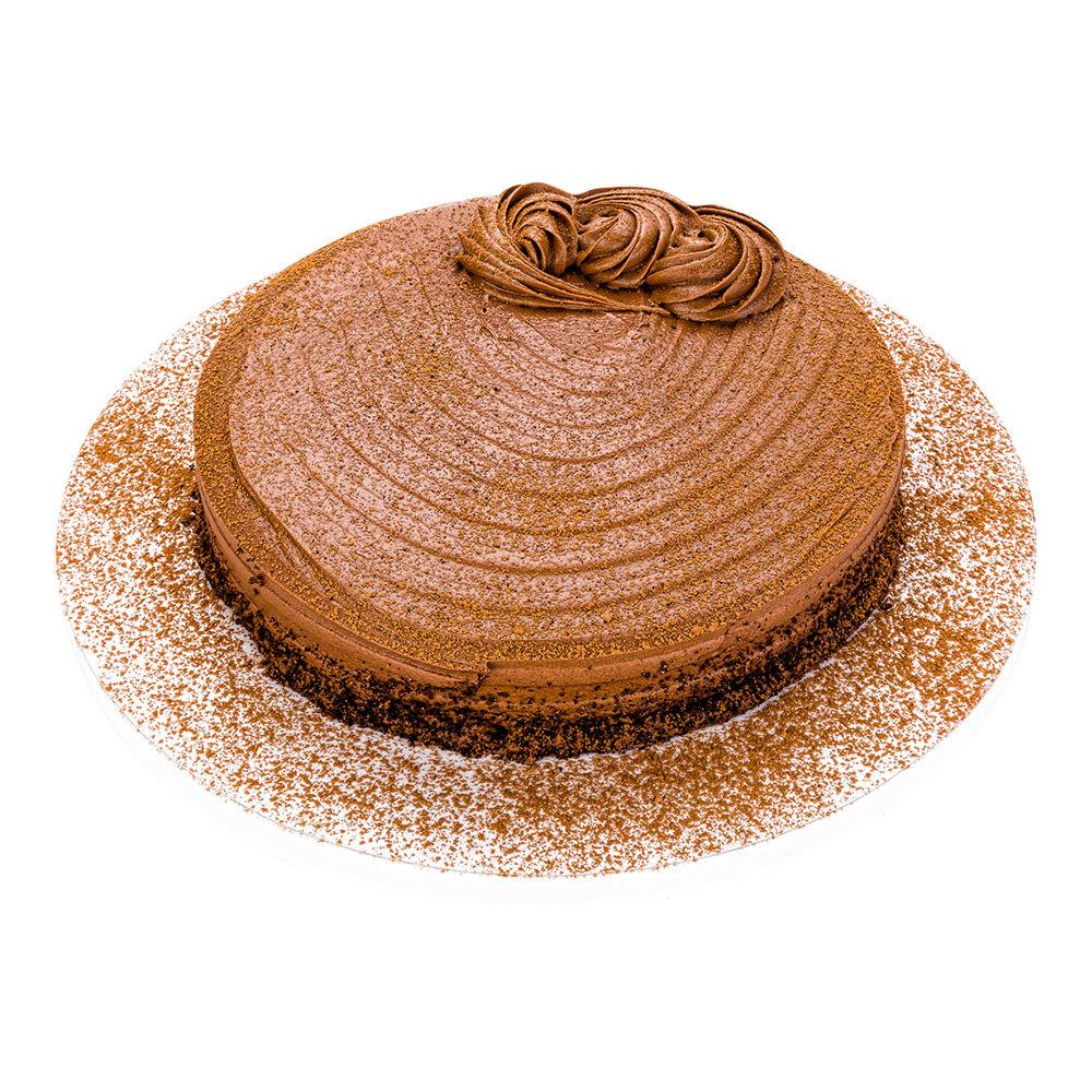 restaurantware Pastry Tek Round White Cardboard Cake Drum Board - Covered Edge - 10" x 10" x 1/2" - 1 count box