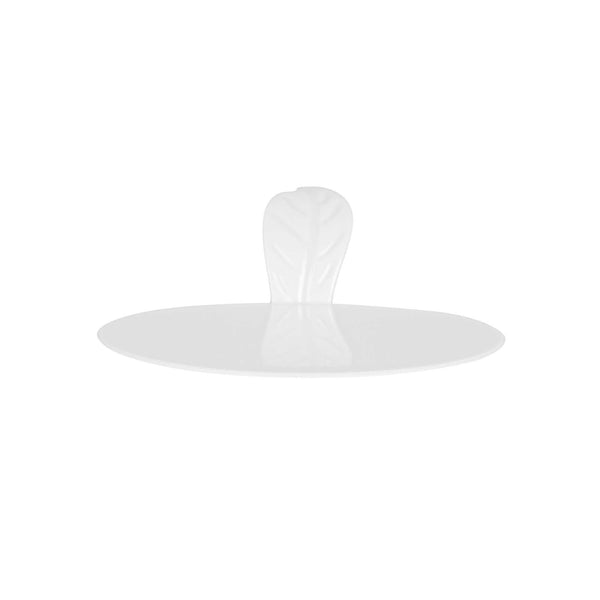 Restaurantware Pastry Tek Round White Plastic Pastry Pallet - 3" X 3" X 1" - 100 Count Box