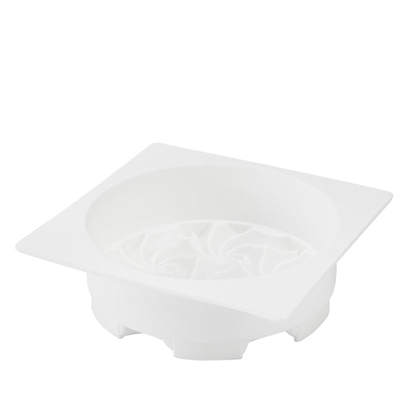 Restaurantware Pastry Tek Silicone Swirl Cake Baking Mold - 10 Count Box