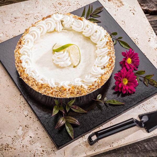 Restaurantware Pastry Tek Square Black Cardboard Cake Drum Board - Covered Edge - 12" X 12" X 1/2" - 1 Count Box